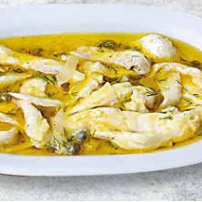 Маринованный морской окунь